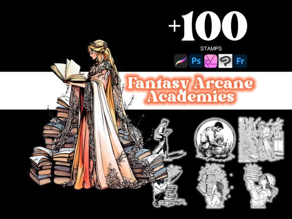 100 Arcane Academies Procreate: Elevate Your Digital Artistry
