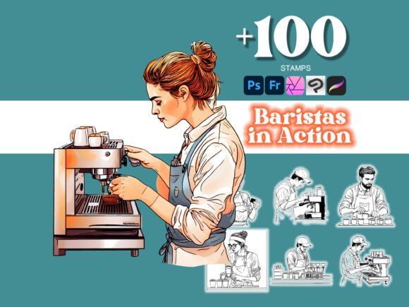 100 Baristas in Action Photoshop: A Creative Toolkit for Modern Designers