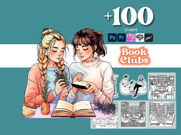 100 Book Clubs Photoshop: A Creative Toolkit for Digital Artists