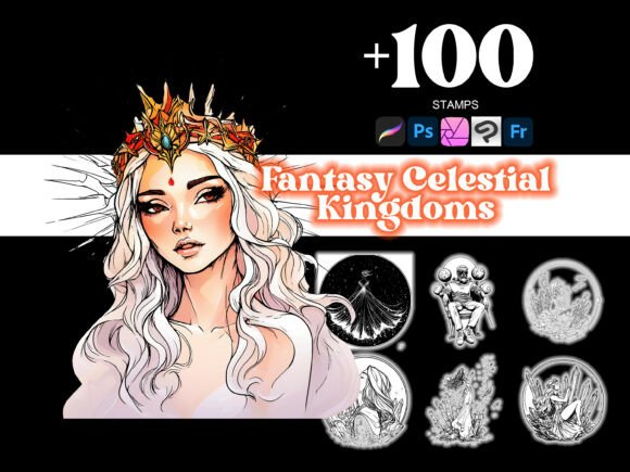 100 Celestial Kingdoms Procreate: Transform Your Art with Precision and Style