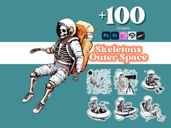 100 Outer Space Skeletons Photoshop: Creative Power with Practical Pitfalls to Avoid