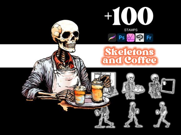 100 Seasonal Coffee Moments Procreate: Creative Design Made Simple