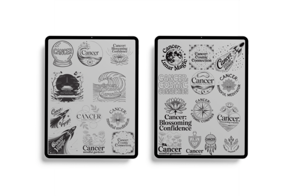Cancer Soul Procreate Brushset: Channeling Intuition and Emotion Through Digital Art