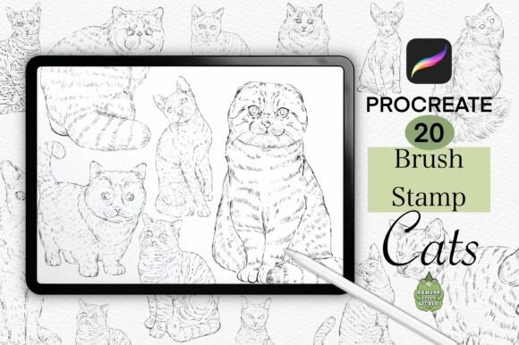 Cat Brush Stamp: A Digital Artist’s Tool for Adorable Pet-Themed Art