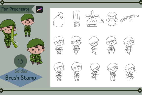 Procreate Brush Stamp Soldier: Creative Freedom for Digital Artists